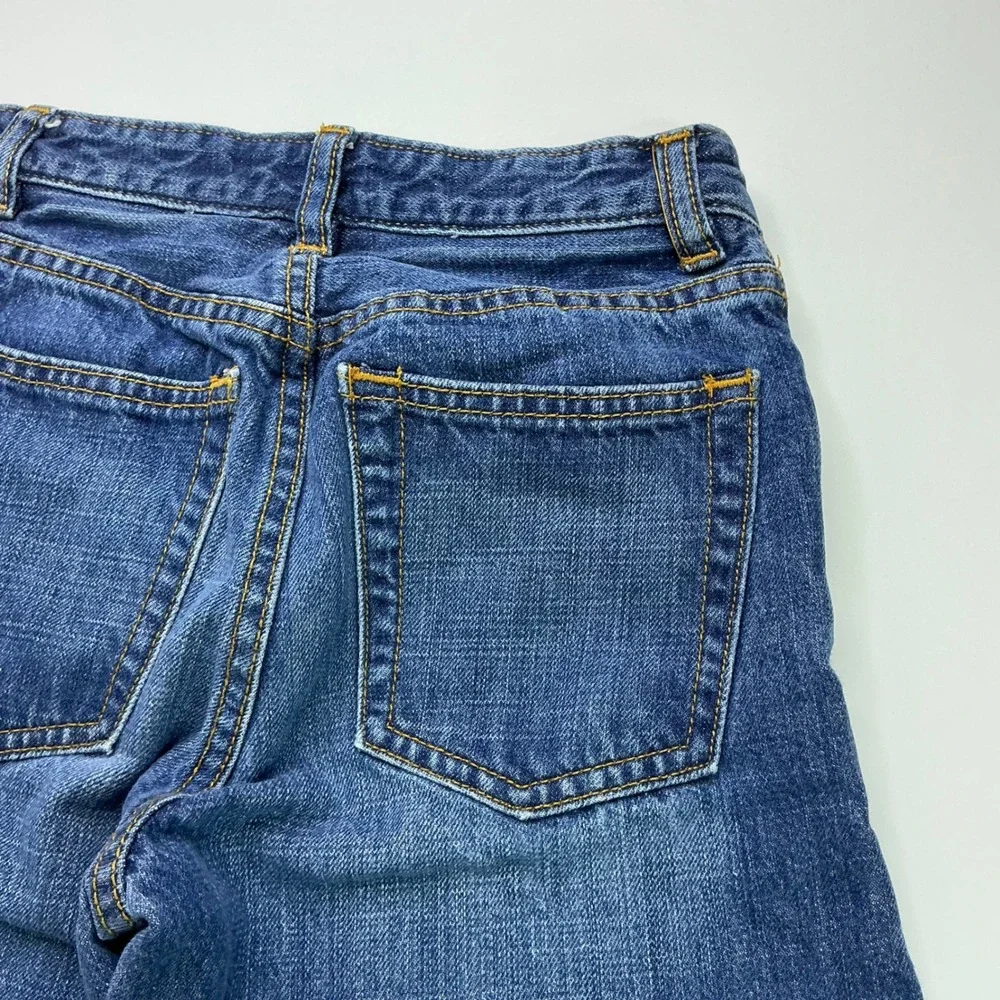 Gap Blue Loose Fit Jeans Kids Size 10 Regular Adjustable Waist Denim